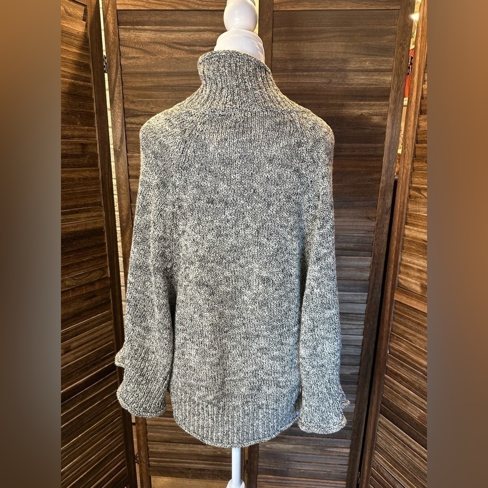 Soft Surroundings Chiang Mai Cotton Knit Wrap Poncho Cardigan - Picture 4 of 8